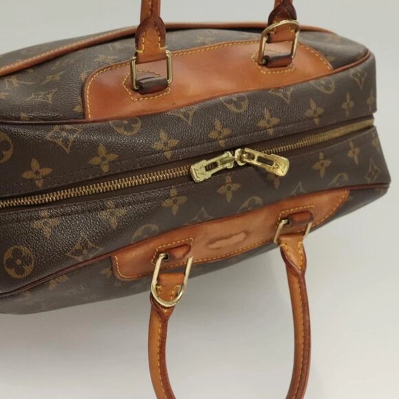 LOUIS VUITTON Monogram Deauville Hand Bag M47270 LV Authentic - Picture 13 of 13